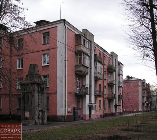 Общий поселка со стороны ул. Свердлова. Справа - электроподстанция (2008 г., фото Дениса Ромодина)